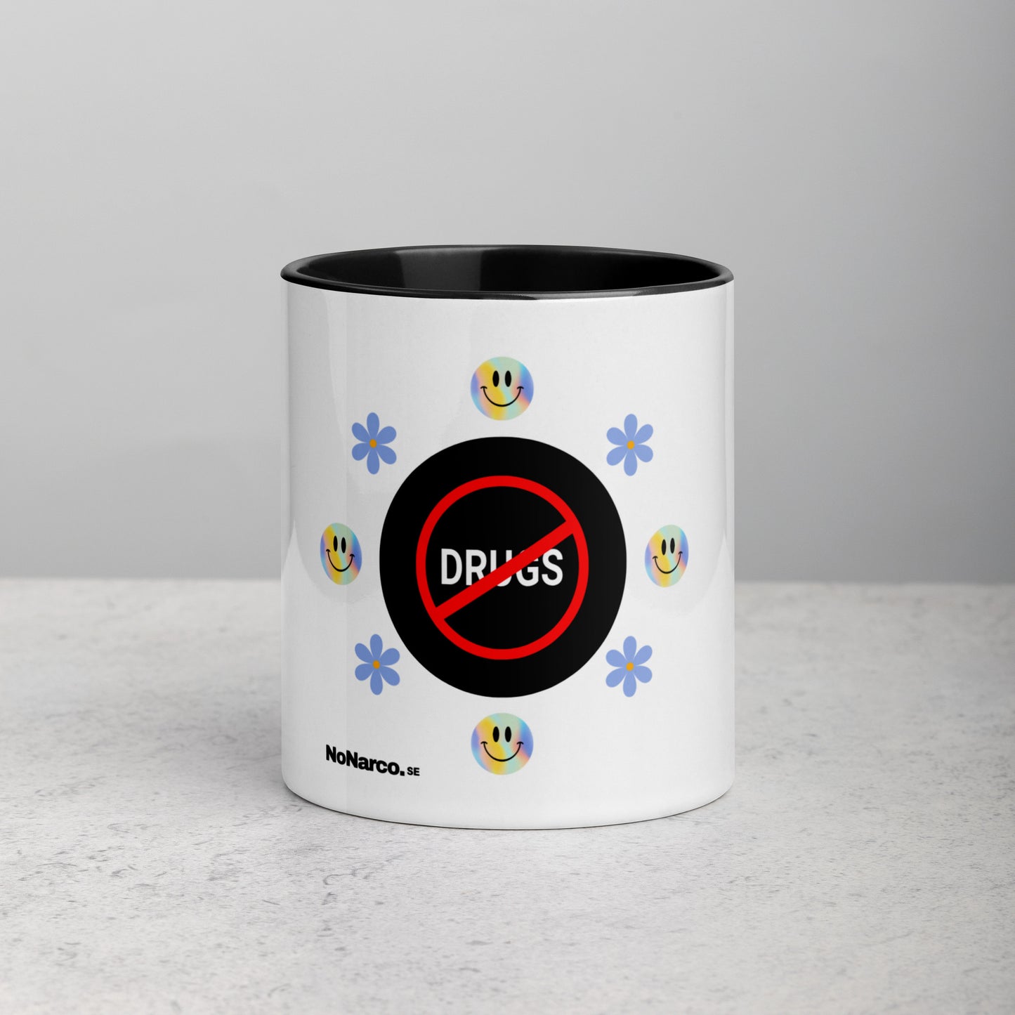 Mugg, ikon emot droger