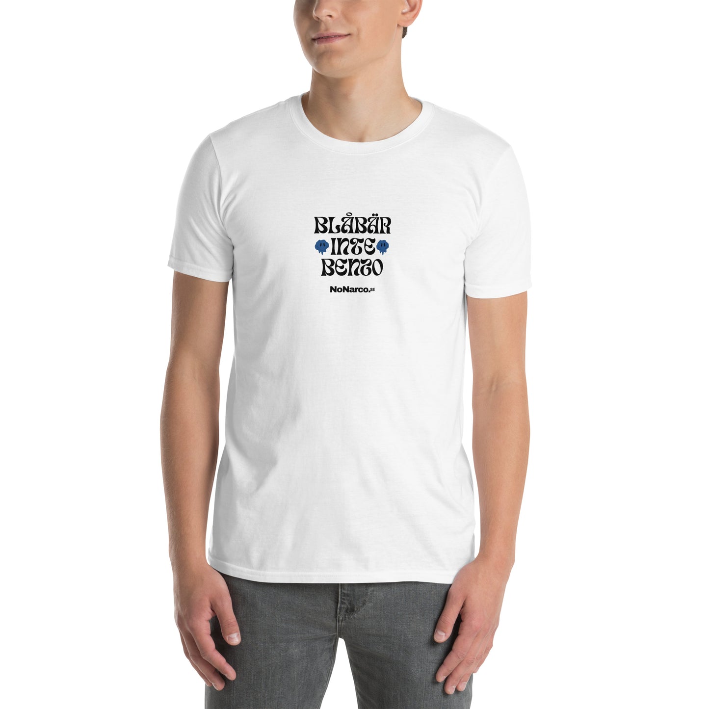 T-shirt, "Blåbär inte Benzo"